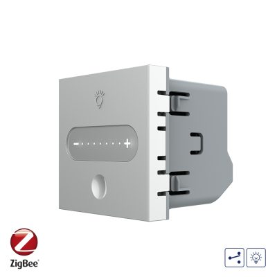 Modul Intrerupator Simplu Cap Scara / Cruce cu Variator Livolo, ZigBee – Serie Noua culoare gri