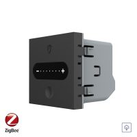 Modul Intrerupator Simplu cu Variator Livolo, ZigBee – Serie Noua culoare neagra