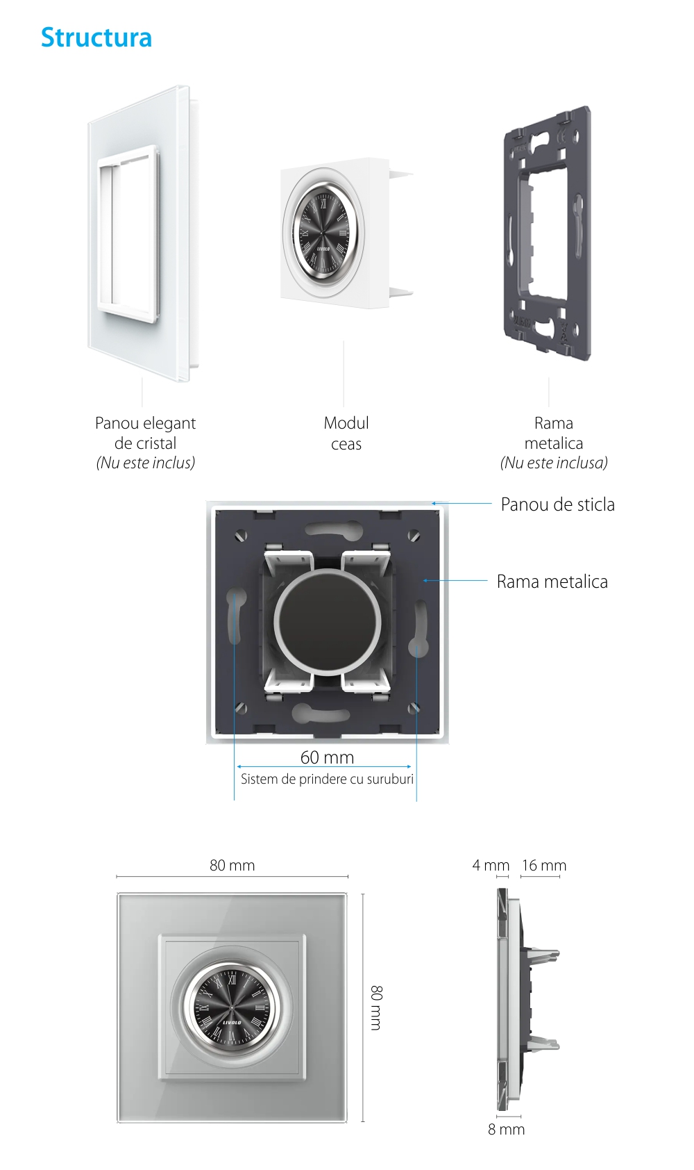 Modul Ceas Mecanic Livolo