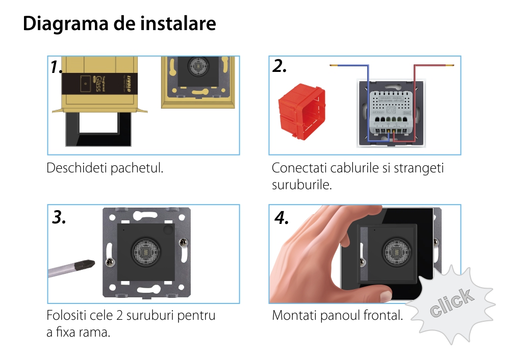 Modul Senzor Control Sunet si Lumini Livolo, Protocol Zigbee