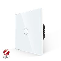 Intrerupator Simplu cu Touch din Sticla LUXION, protocol ZigBee