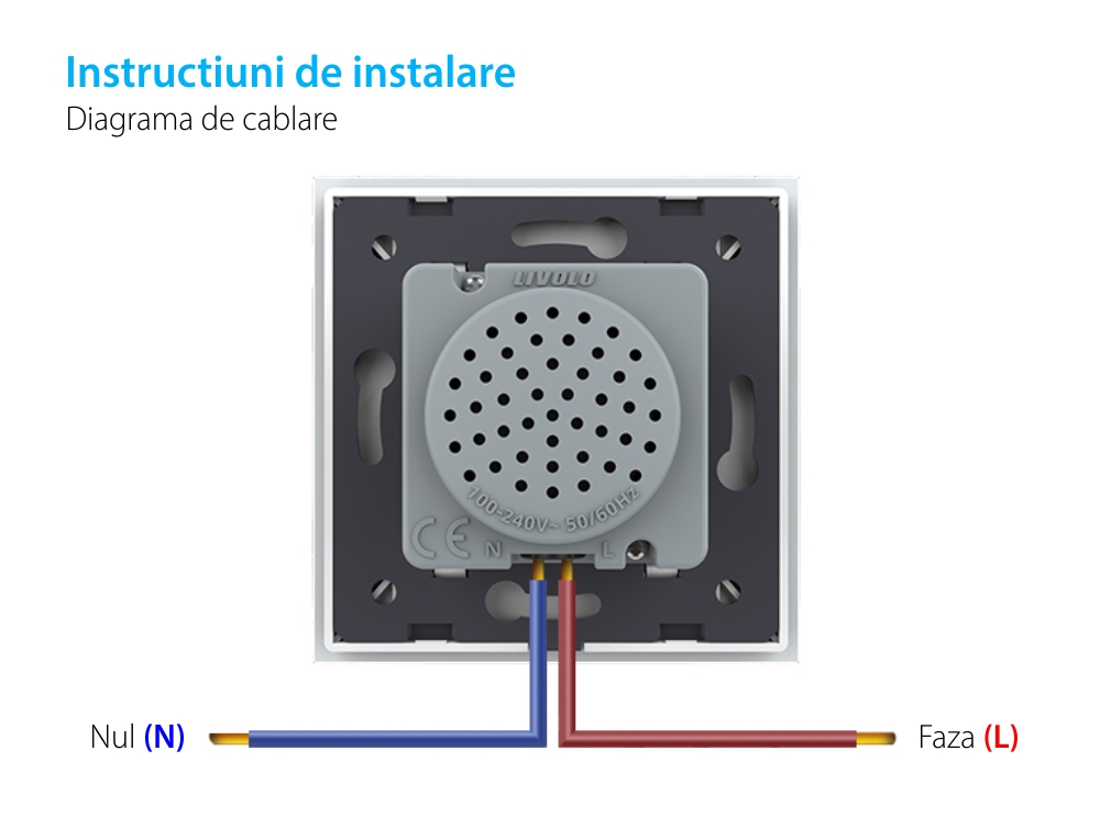 Boxa Bluetooth Livolo cu Rama din Sticla