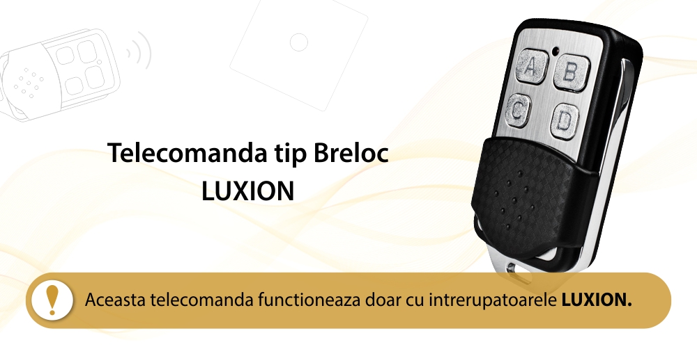 Telecomanda tip breloc LUXION