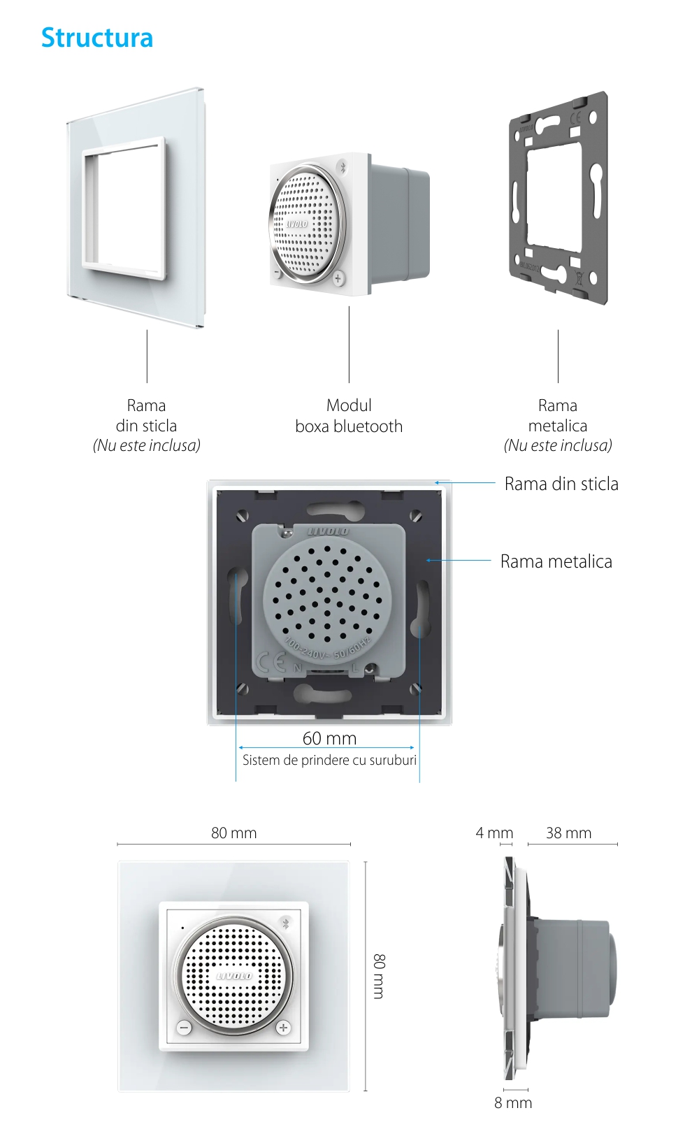 Modul Boxa Bluetooth Livolo