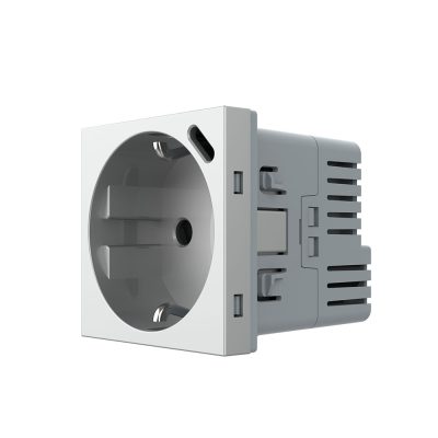 Modul Priza Schuko + USB-C LIVOLO, Standard German – Serie Noua culoare gri