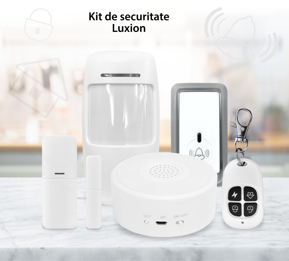 Kit Securitate cu 7 Accesorii LUXION