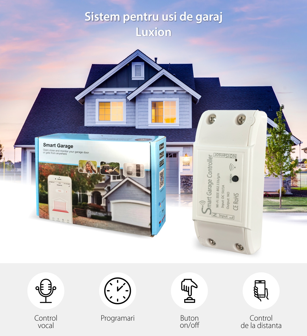 Releu pentru automatizare sistem usi de garaj LUXION BG-WG002