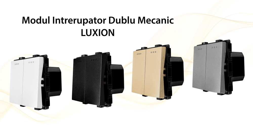 Modul Intrerupator Dublu Mecanic LUXION