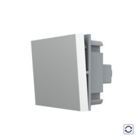 Modul Intrerupator Simplu Mecanic, 2 Module cu Reset (Revenire) LIVOLO – Serie Noua culoare gri