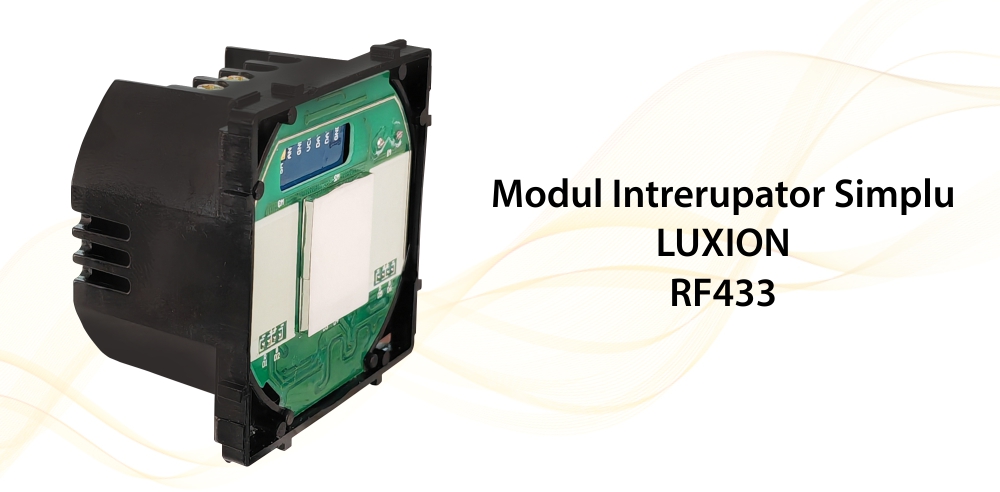 Modul Intrerupator Simplu, RF433 cu Touch LUXION