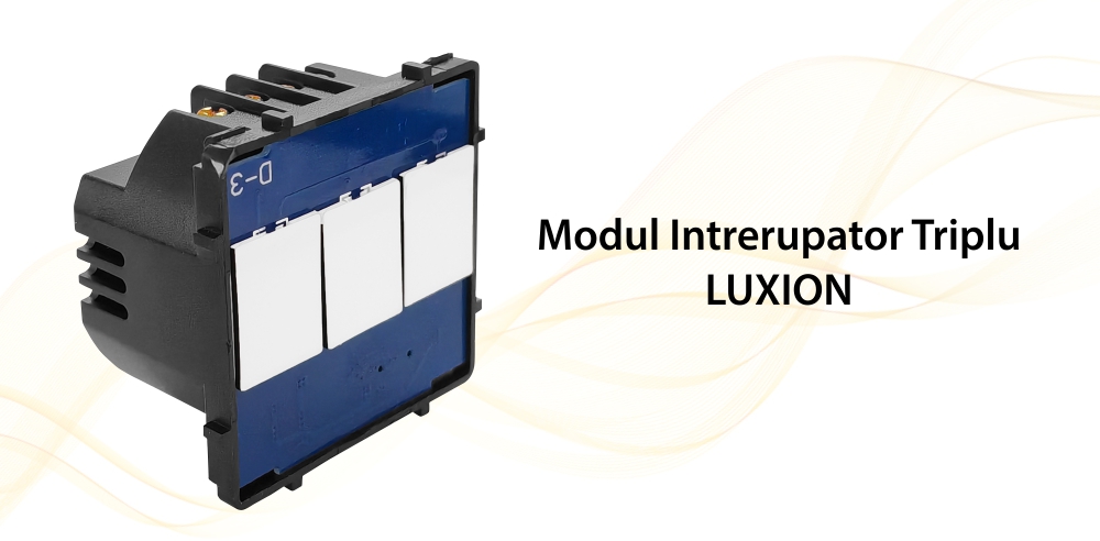 Modul Intrerupator Triplu cu Touch LUXION