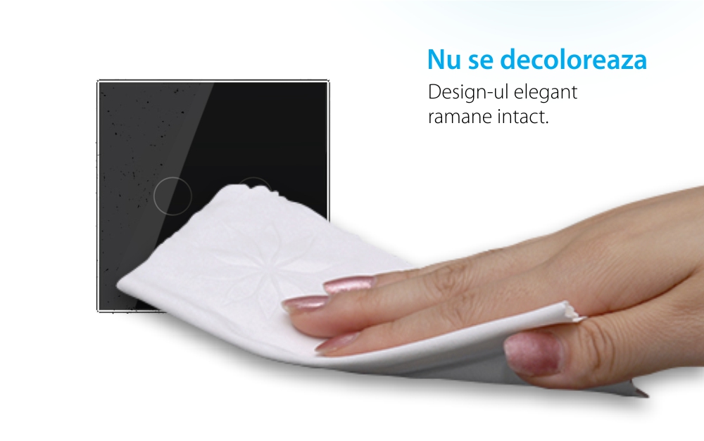 Modul Intrerupator Dublu cu Revenire, Contact Uscat cu Touch LIVOLO – Serie Noua