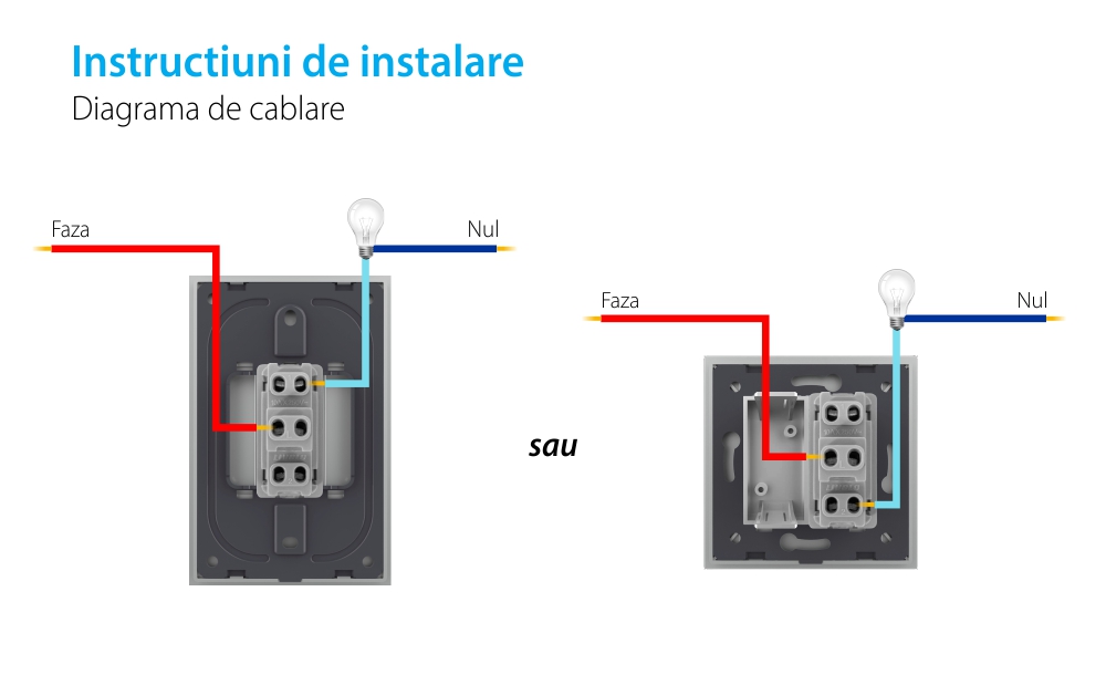 Modul Intrerupator Simplu Mecanic cu Reset LIVOLO – Serie Noua