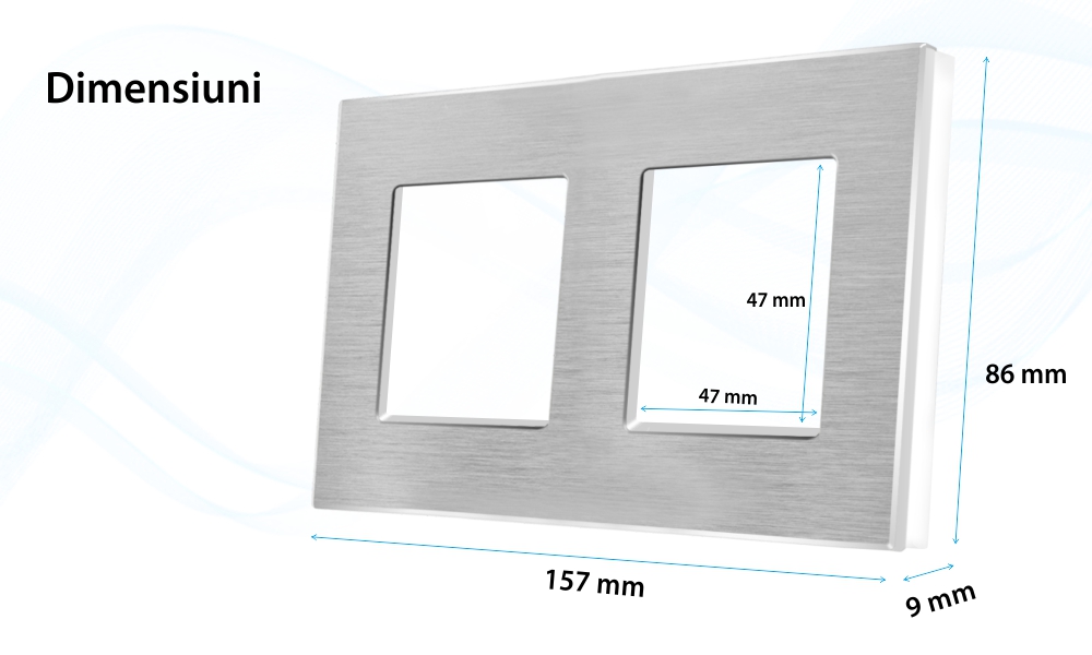 Rama Dubla din Aluminiu LUXION